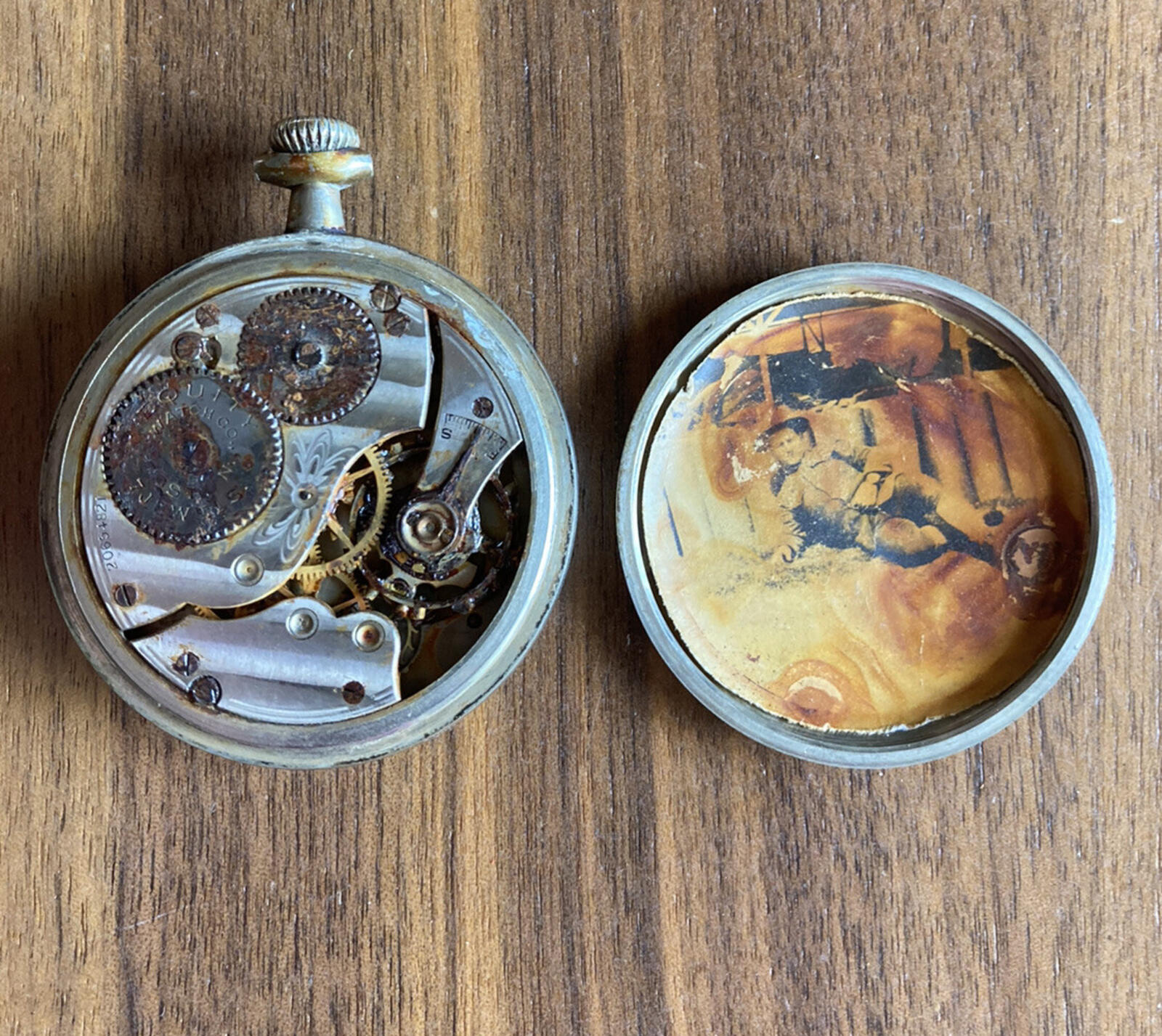 Equity WWI Military Soldier's Pocket Watch As Is For Parts Or Repair