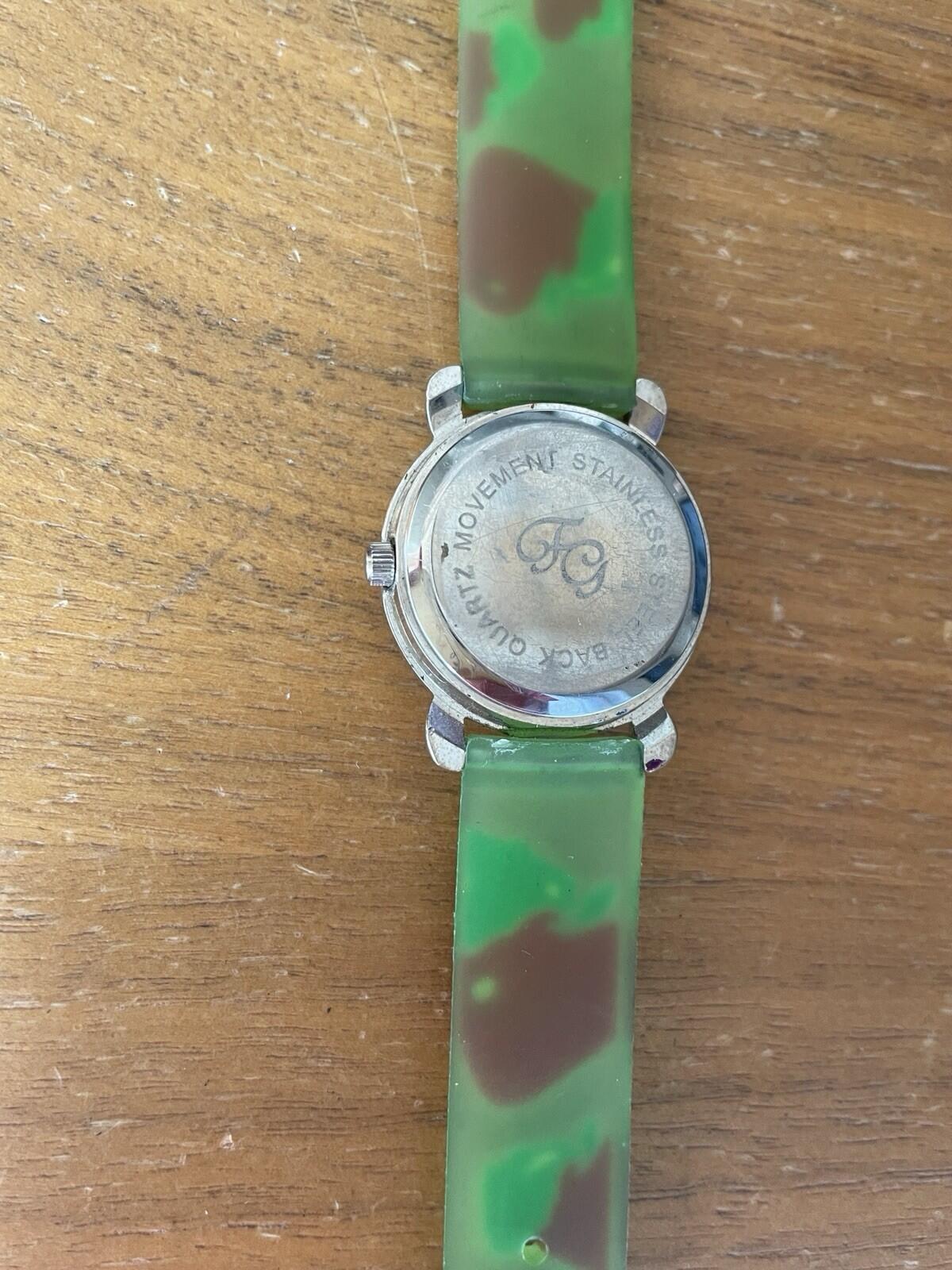 Strawberry Watch Strawberries Watch Green Band For Kid's - Image 3