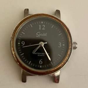 Speidel Watch Black Dial Watch No Band