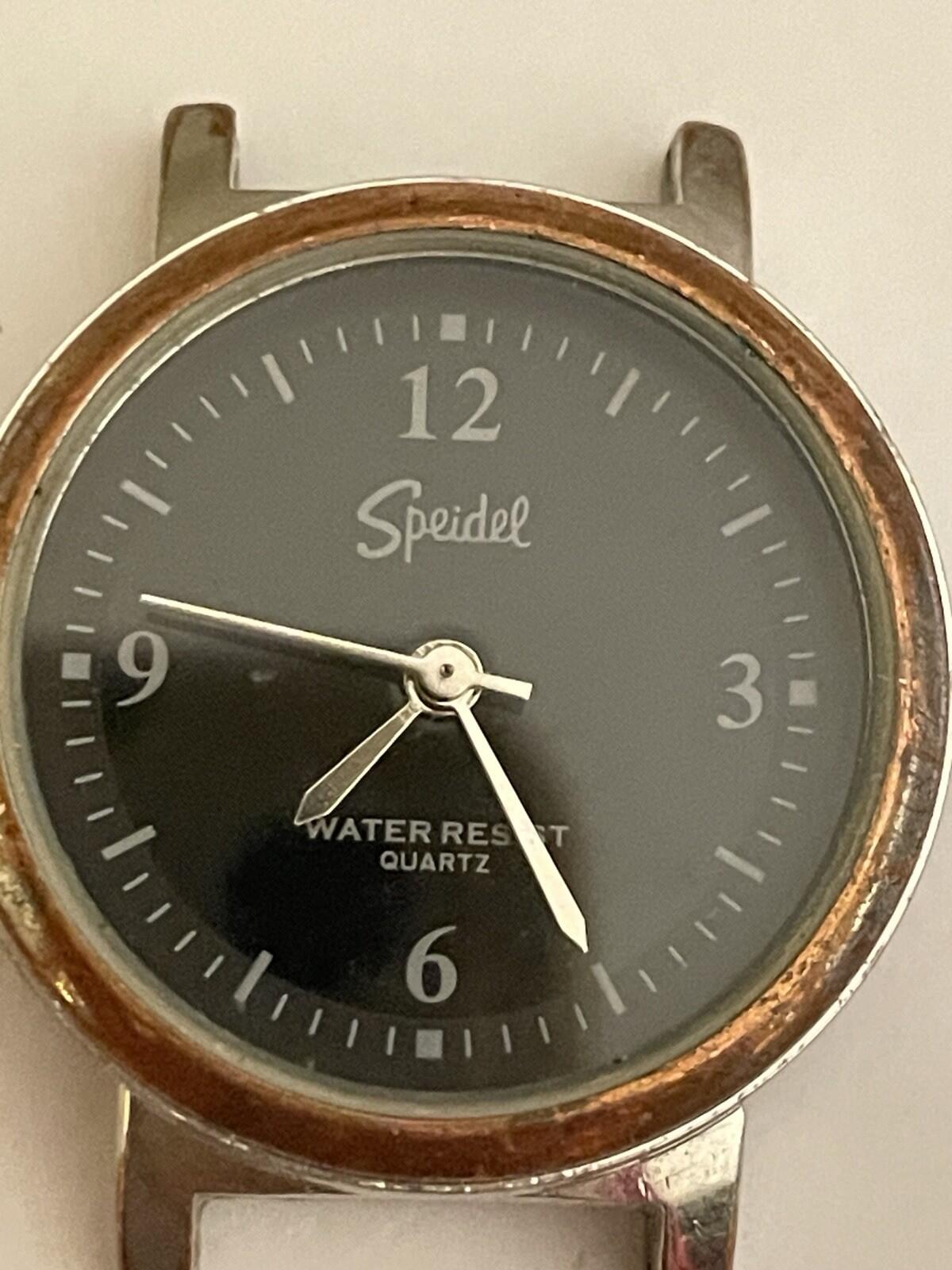 Speidel Watch Black Dial Watch No Band - Image 2