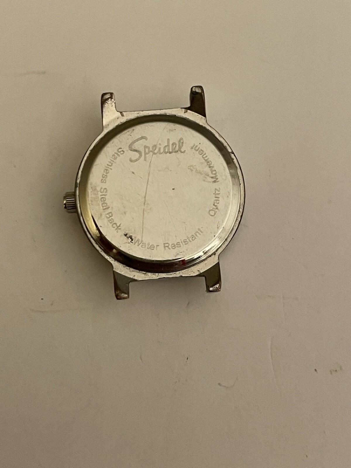 Speidel Watch Black Dial Watch No Band - Image 3