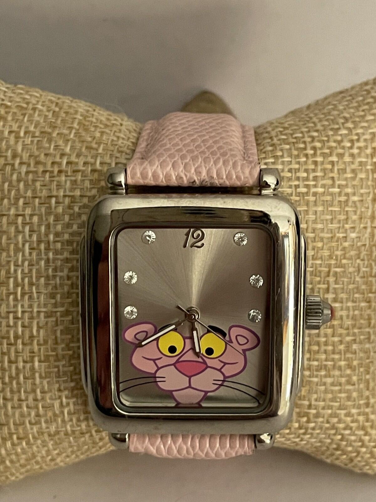 Pink Panther Watch Square Face