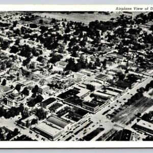 Airplane View Of De Ridder LA Postcard Louisiana Postcard