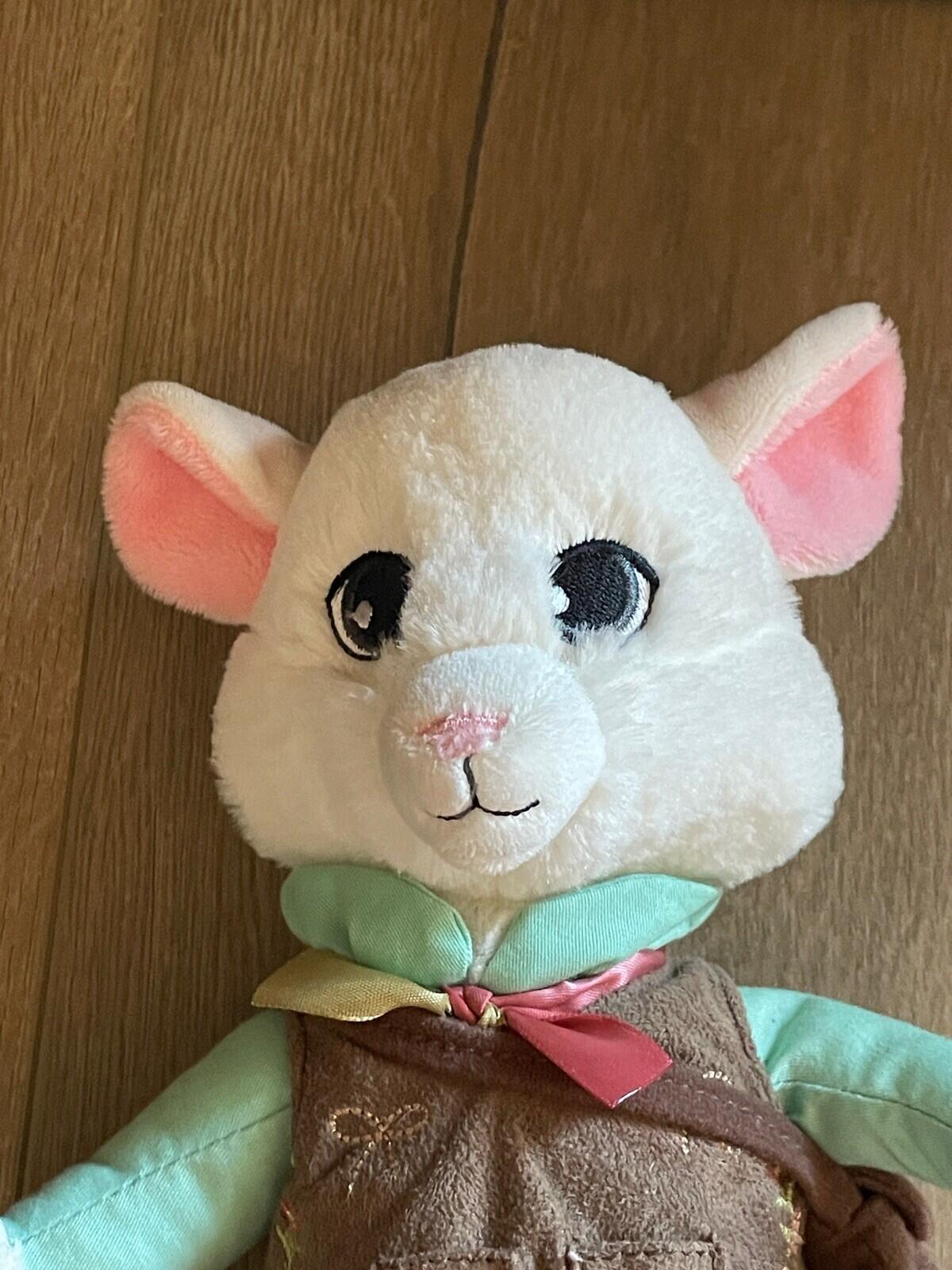 Disney Alice In Wonderland Dormouse Plush Mouse Stuffed Animal Disney Store - Image 8