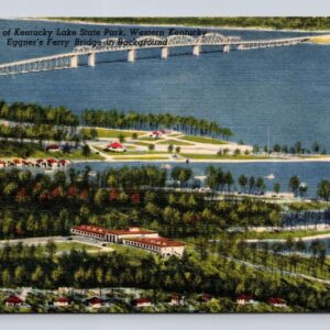 Airview Of Kentucky Lake State Park Western Kentucky Postcard