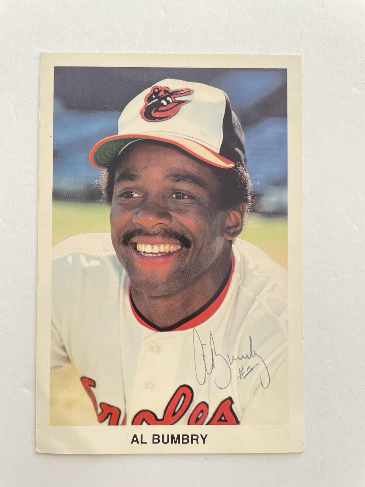 Al Bumbry Signed Postcard Auto MLB Baseball Player