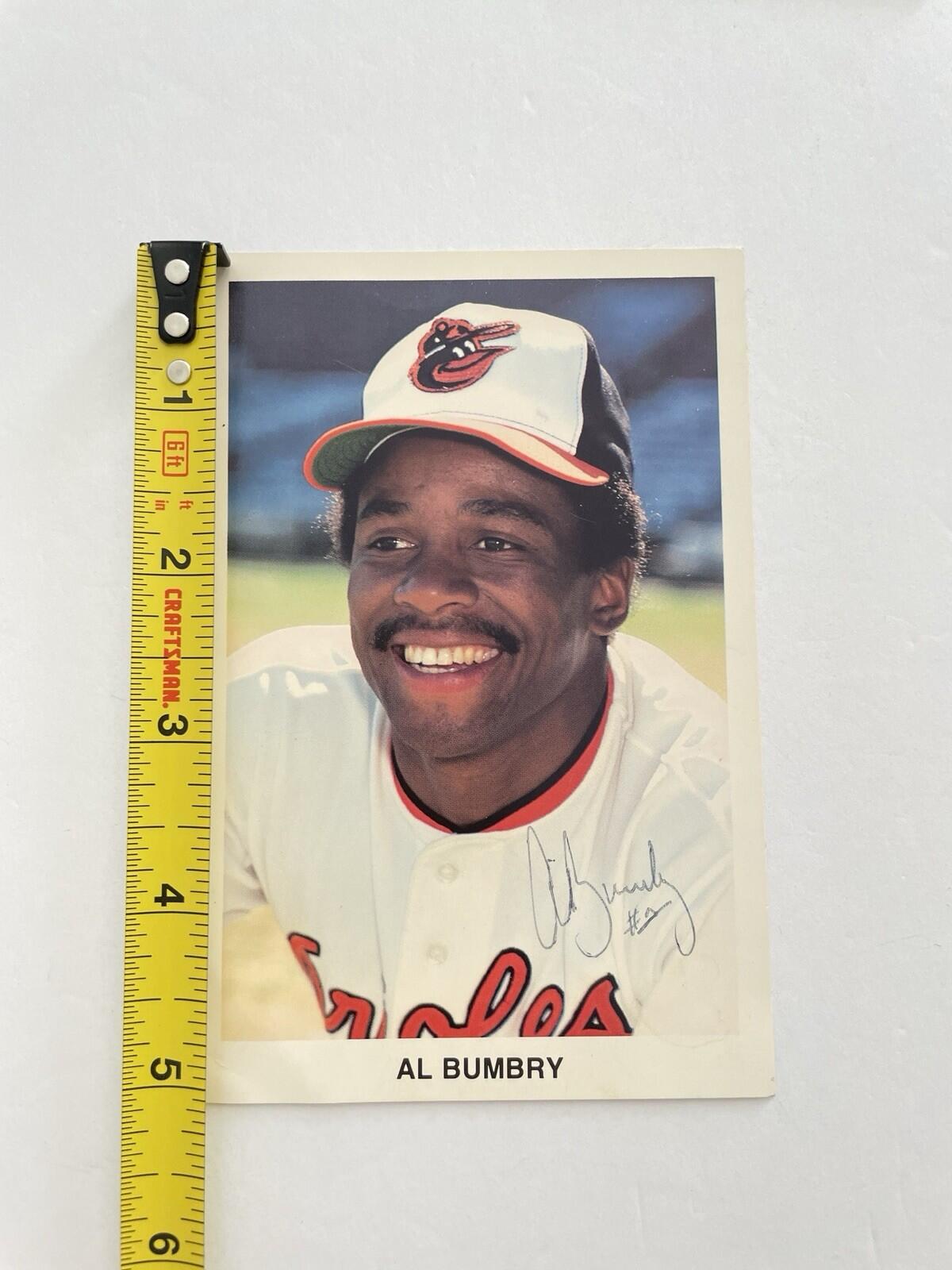 Al Bumbry Signed Postcard Auto MLB Baseball Player - Image 4