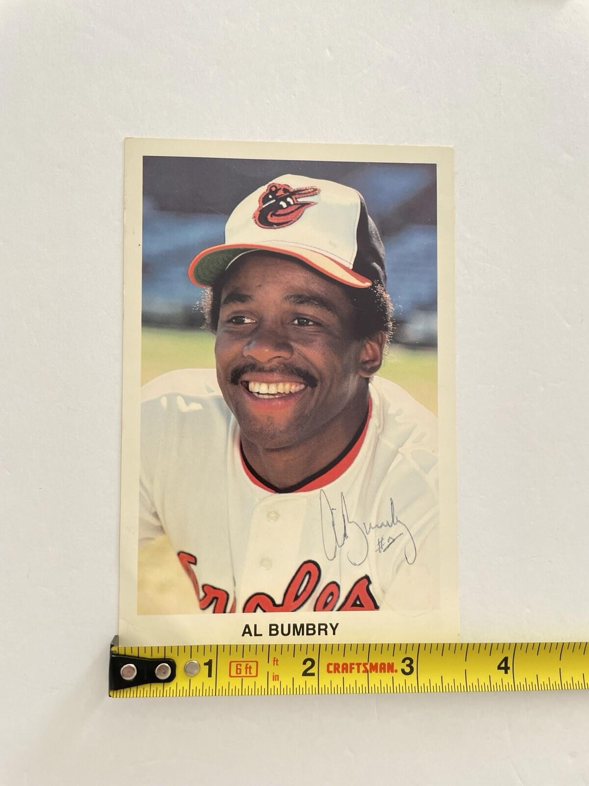 Al Bumbry Signed Postcard Auto MLB Baseball Player - Image 5