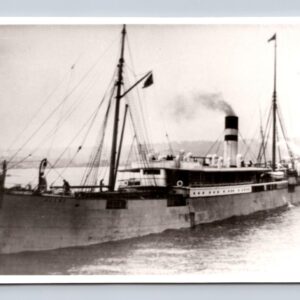 Alene Ship Boat Postcard RPPC Military Ship