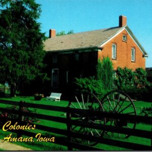 Amana Colonies Amana Museum At Homestead Amana Iowa Postcard