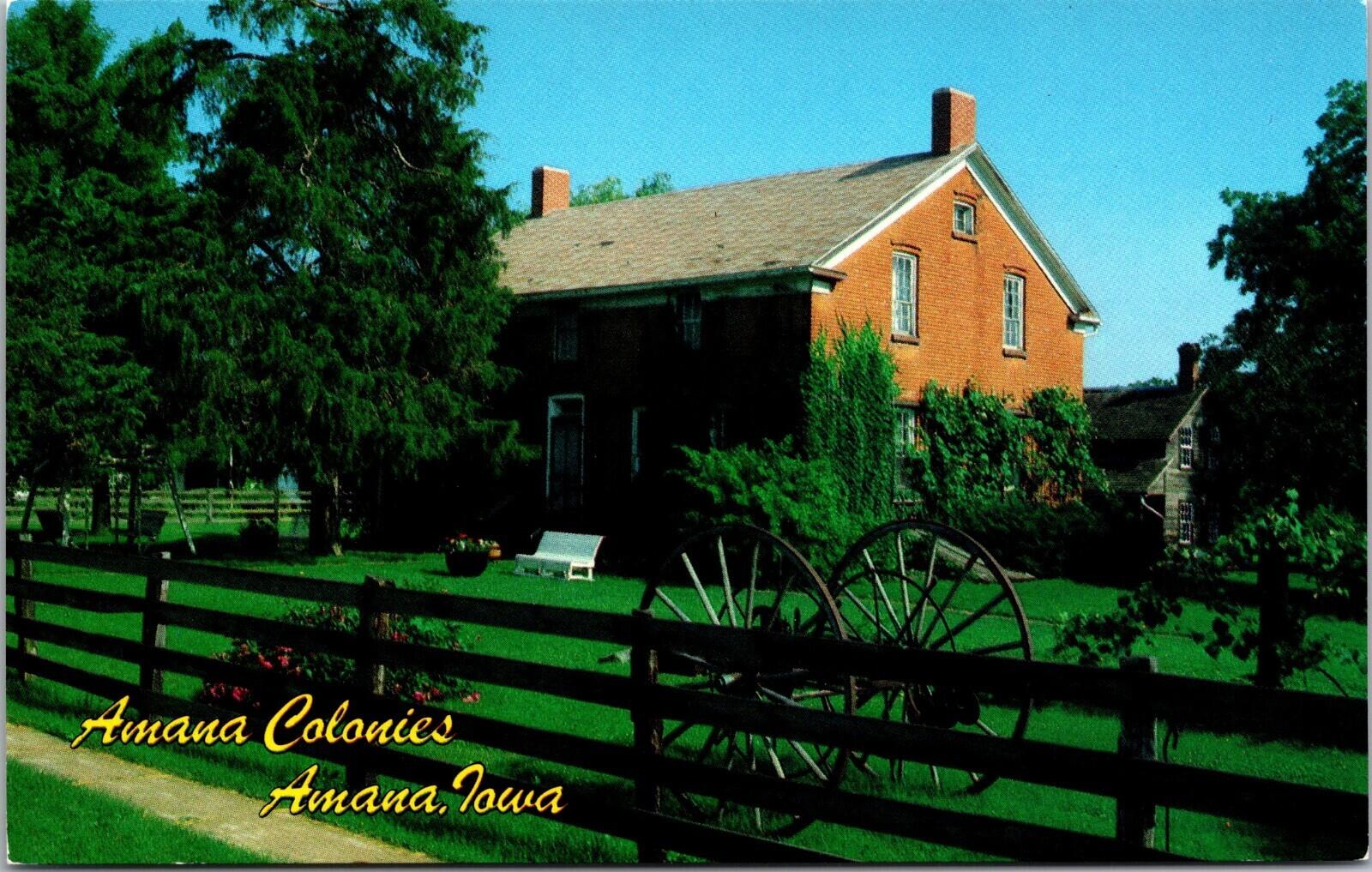 Amana Colonies Amana Museum At Homestead Amana Iowa Postcard