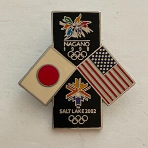 1998 Nagano Olympics 2002 Salt Lake City Utah Olympics Pin