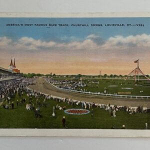 America's Most Famous Race Track Churchill Downs Louisville Kentucky Postcard
