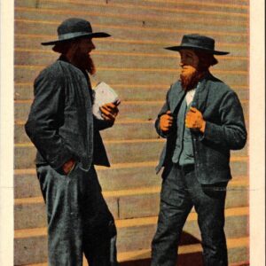 Amish Men of Lancaster County Pennsylvania Postcard