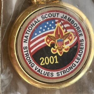 2001 National Scout Jamboree Strong Values Strong Leaders Pendant Charm