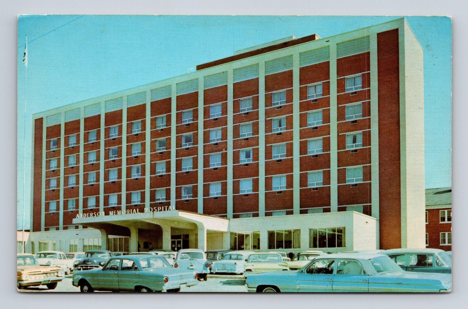 Anderson Memorial Hospital Anderson South Carolina Postcard Unposted