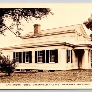 Ann Arbor House Greenfield Village Dearborn Michigan Postcard