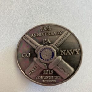 100th Anniversary PA Go Navy 2019 Continue The Mission Pin American Legion