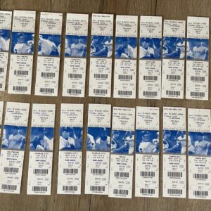 New York Yankees Baseball Tickets 2002 Lot Of 20