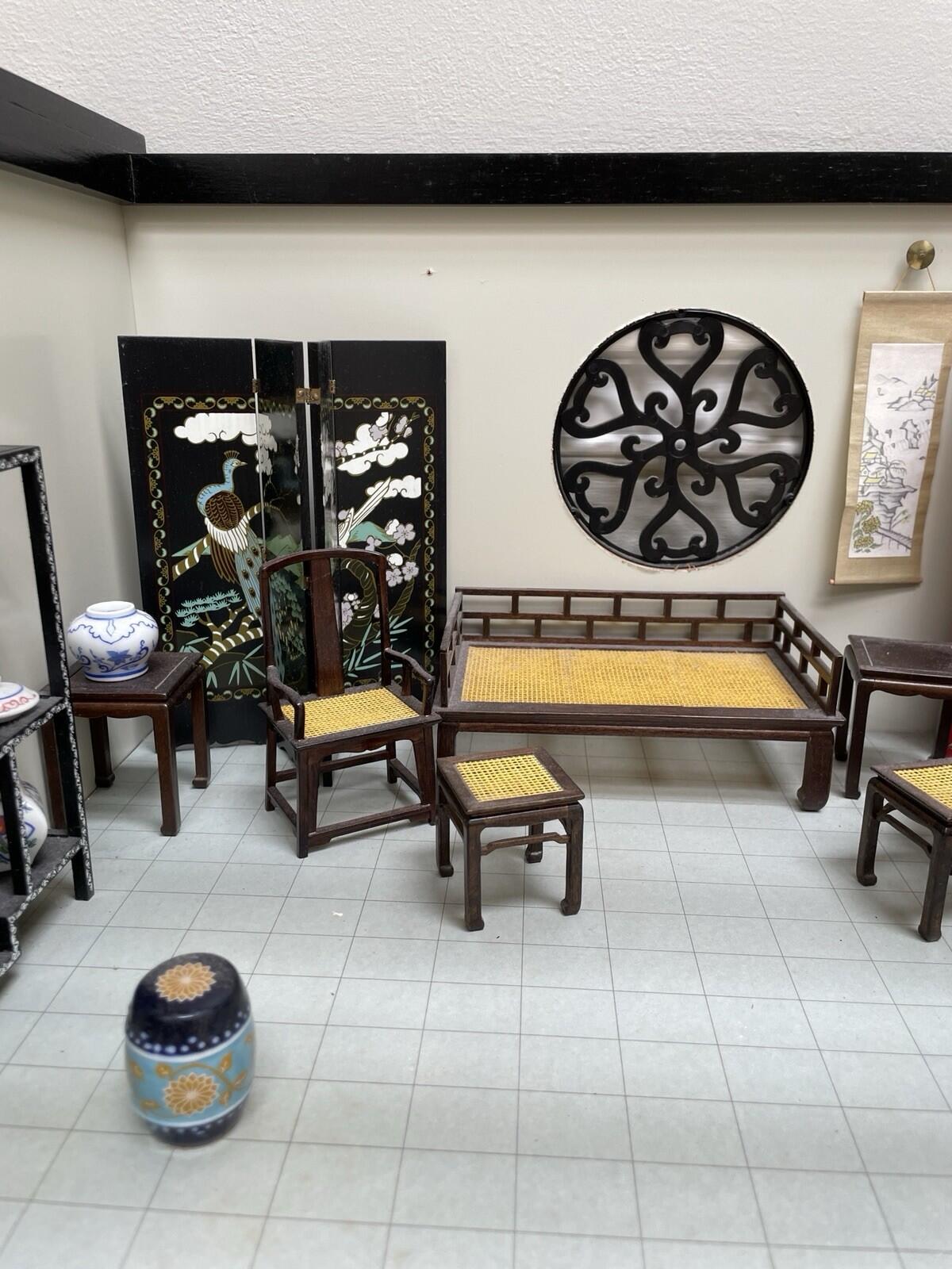 Franklin Mint The Pavilion Of One Thousand Flowers 1984 Ming Dynasty Model Vtg - Image 4
