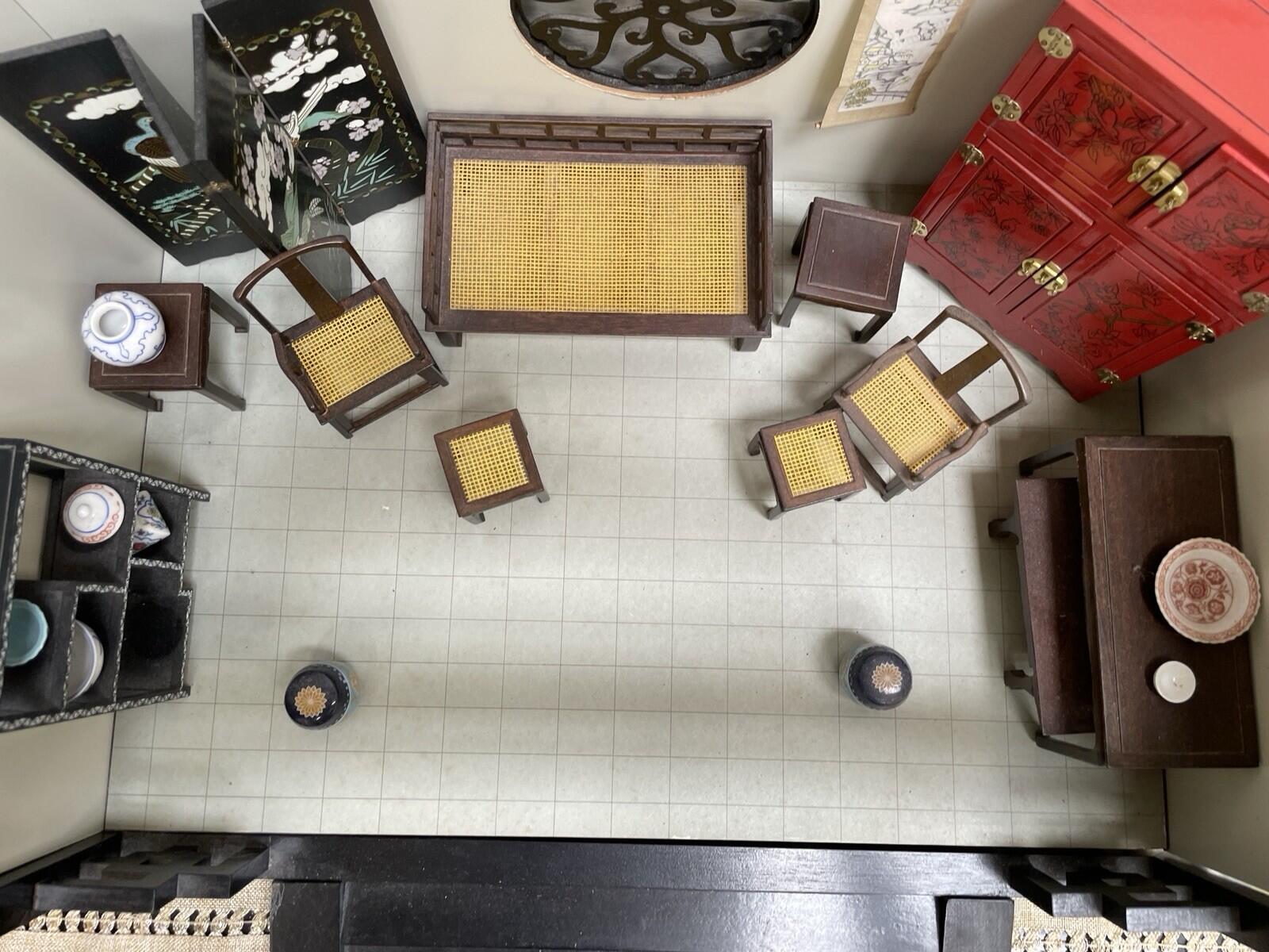 Franklin Mint The Pavilion Of One Thousand Flowers 1984 Ming Dynasty Model Vtg - Image 10