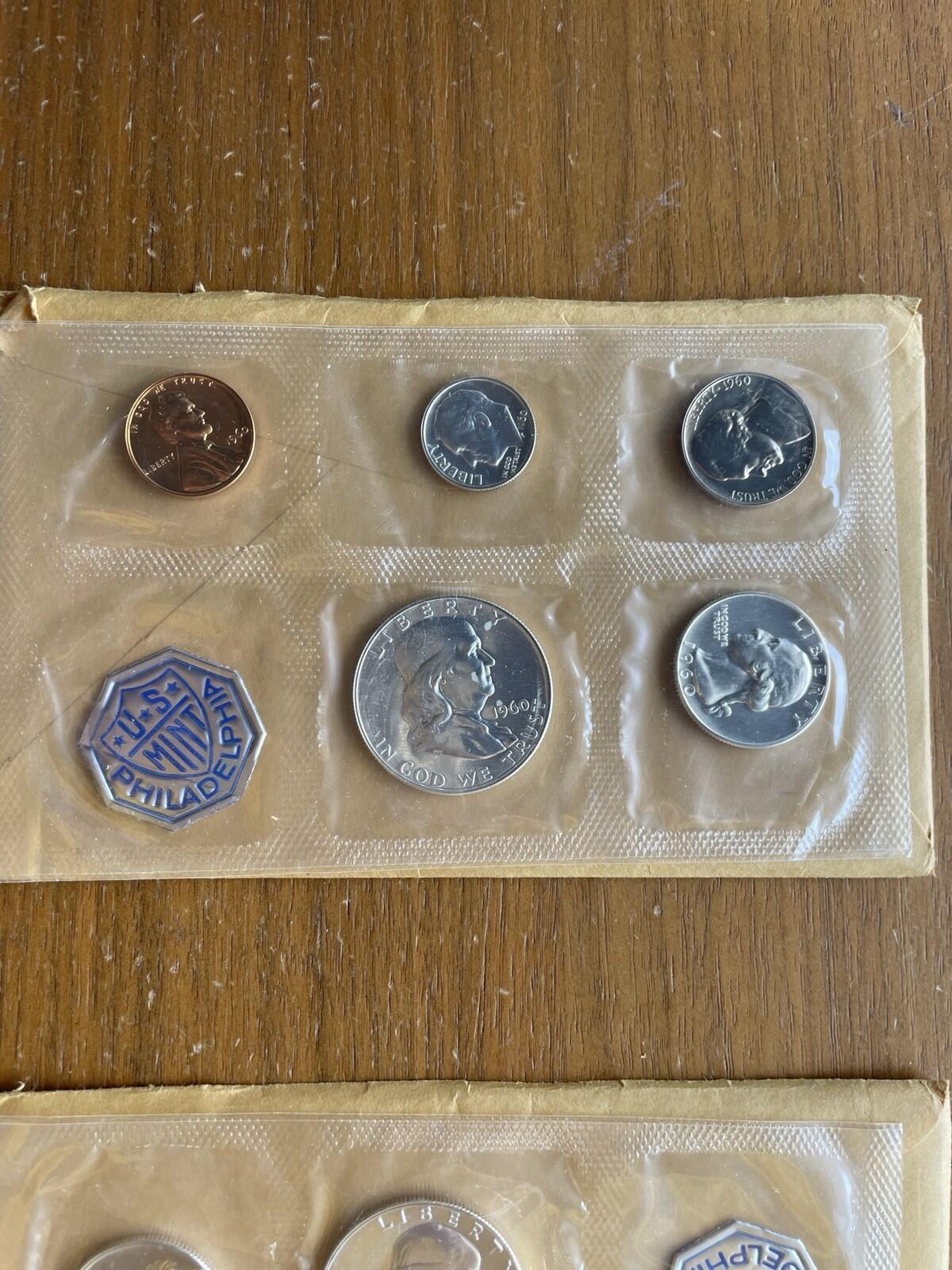 1960 US Proof Set Lot Of Five United States 5 Coin 90% Silver Proof Sets 1960 - Image 7