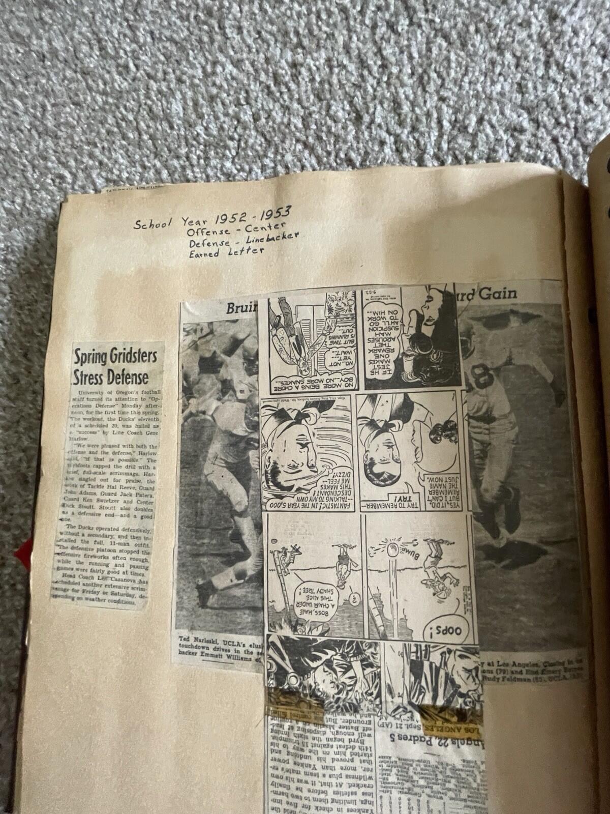 Longview Kelso Washington JR High School Football Scrapbook Album WA Area - Image 14