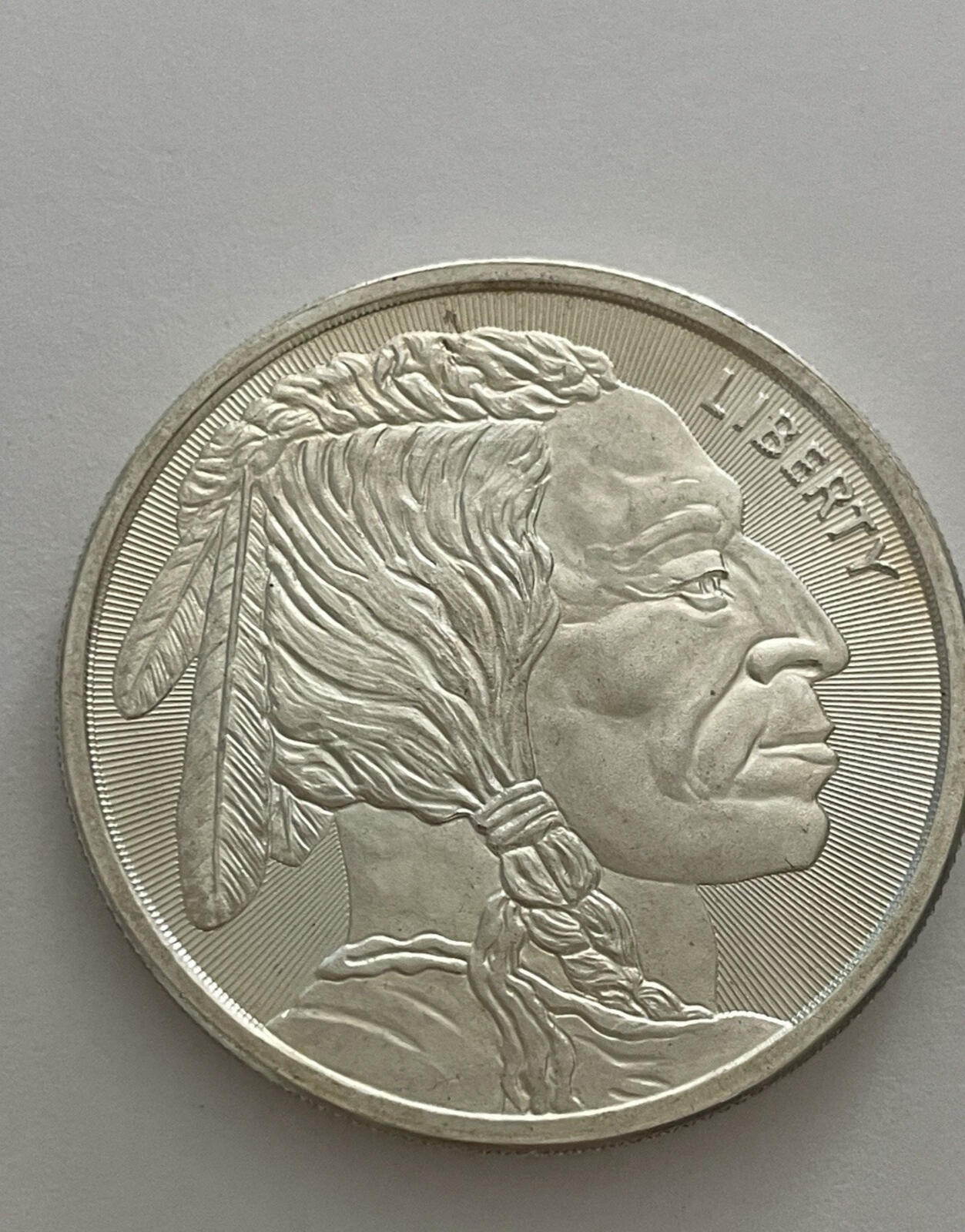 1 Ounce Fine Silver Indian Buffalo Liberty Round BU Coin .999 Fine Silver Coin - Image 3