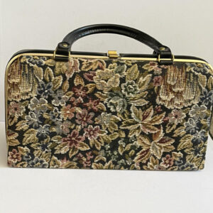 Dover  Tapestry Carpet Bag Handbag Purse With Original Tag From Two Guys Vintage
