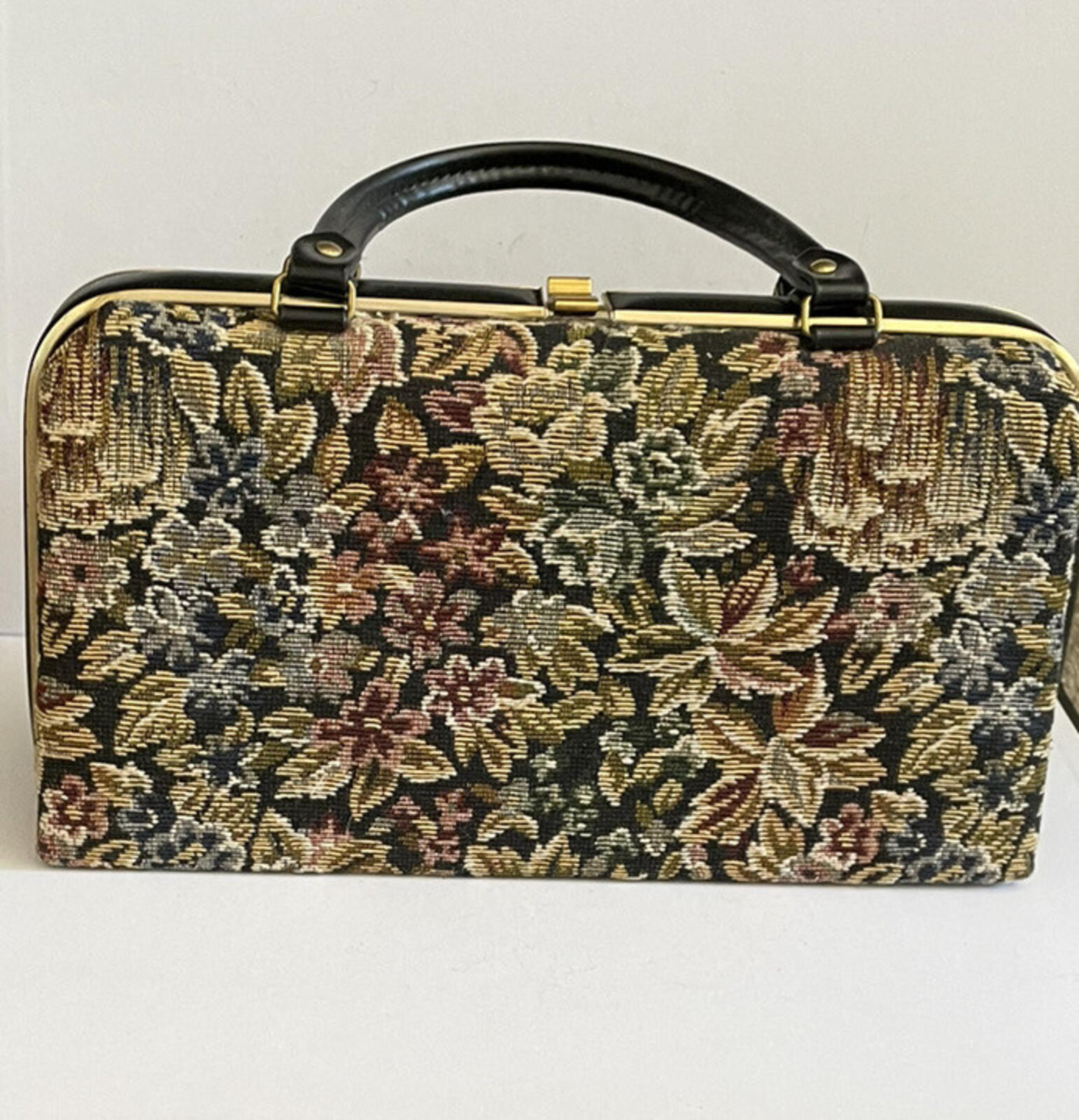 Dover Tapestry Carpet Bag Handbag Purse With Original Tag From Two Guys Vintage