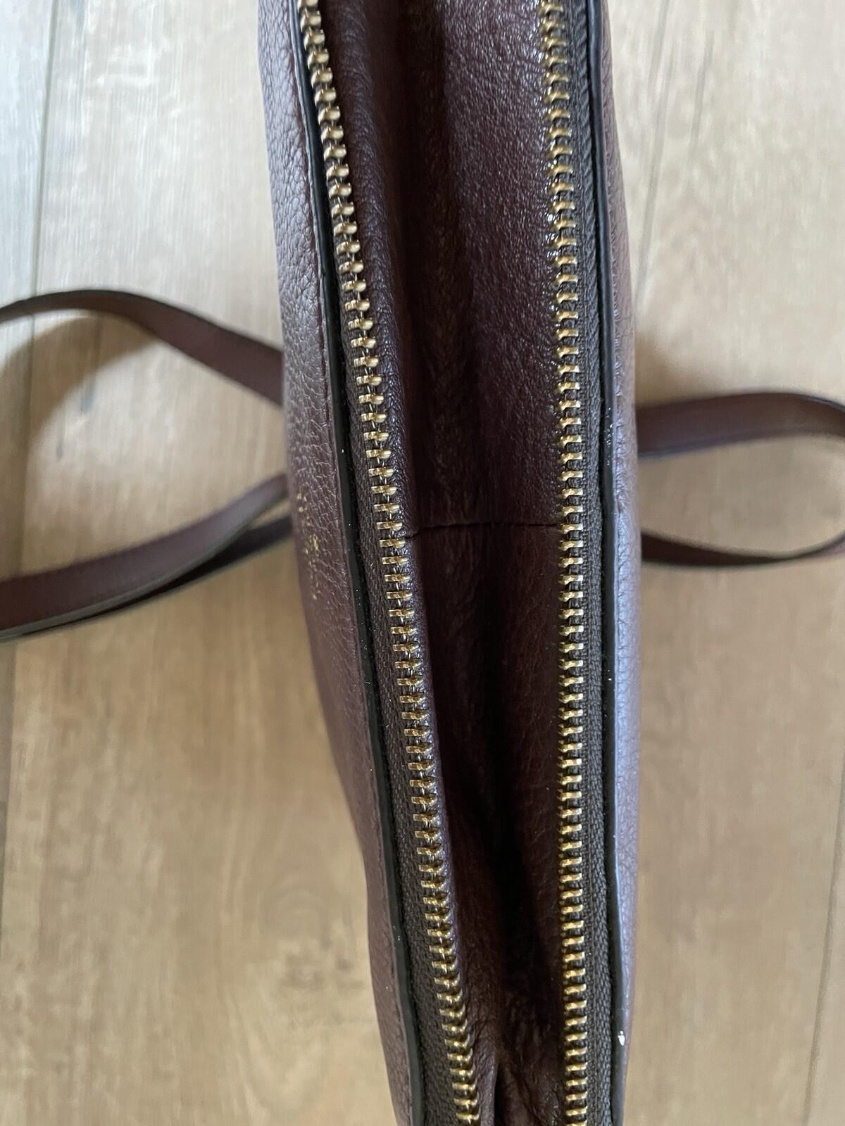 Fossil Brown Handbag Bag Purse - Image 12