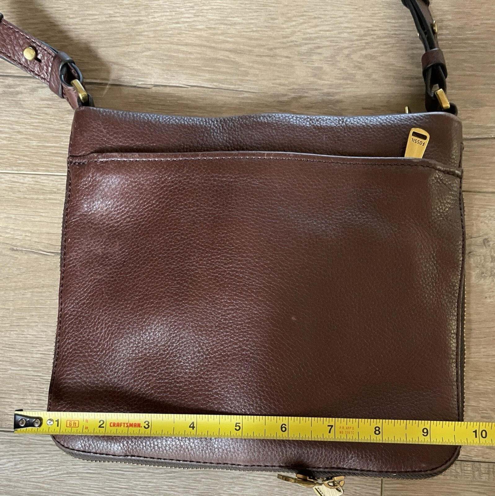 Fossil Brown Handbag Bag Purse - Image 15