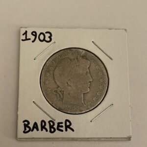 1903 Barber Half Dollar Silver Coin
