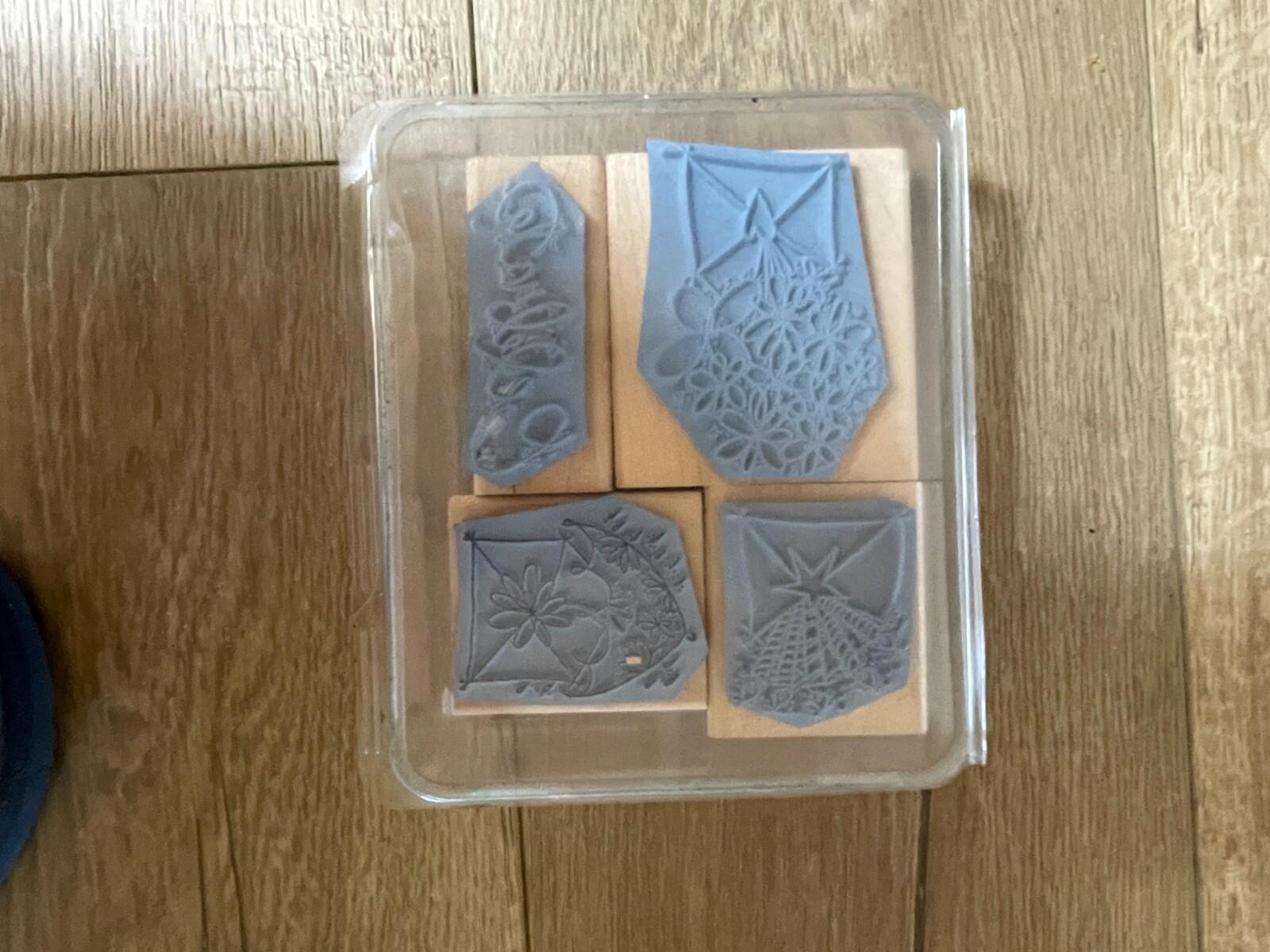 Stampin Up Send A Celebration Mounted Rubber Stamps Set Of 4 - Image 2