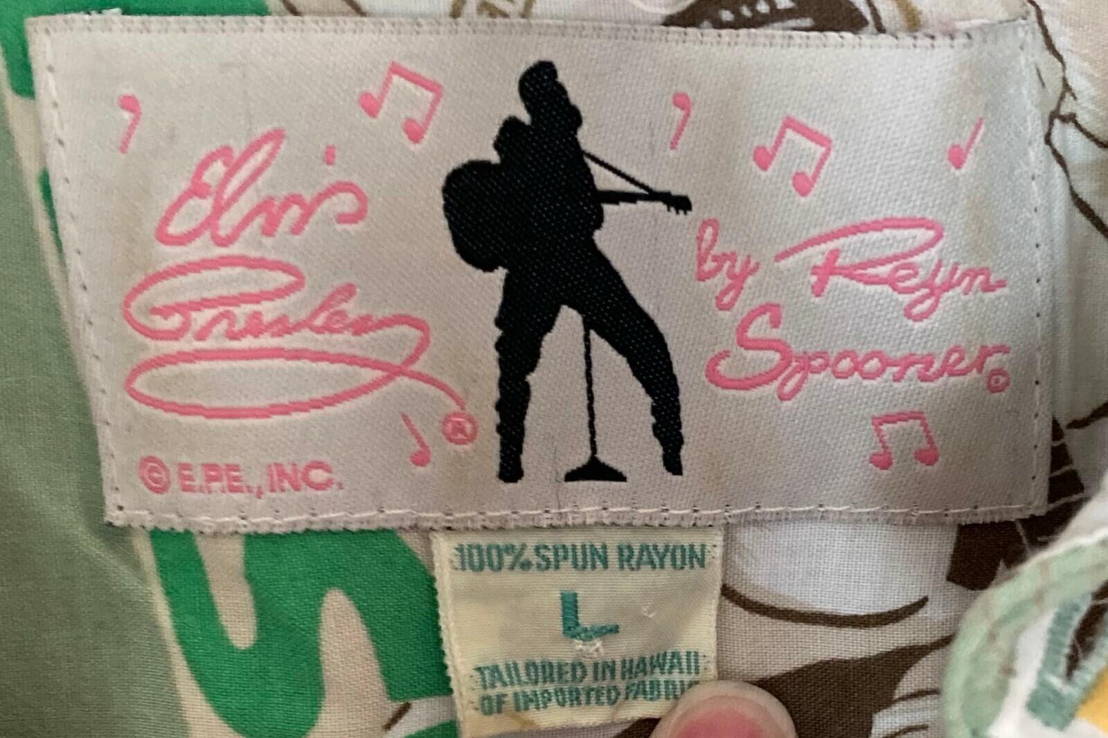Reyn Spooner Elvis Presley Hawaiian Shirt Size Large - Image 3