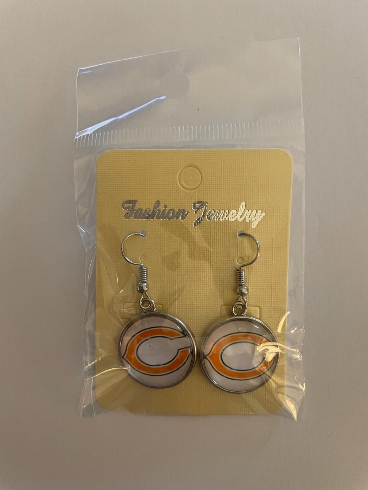 Chicago Bears NFL Football Team Earrings