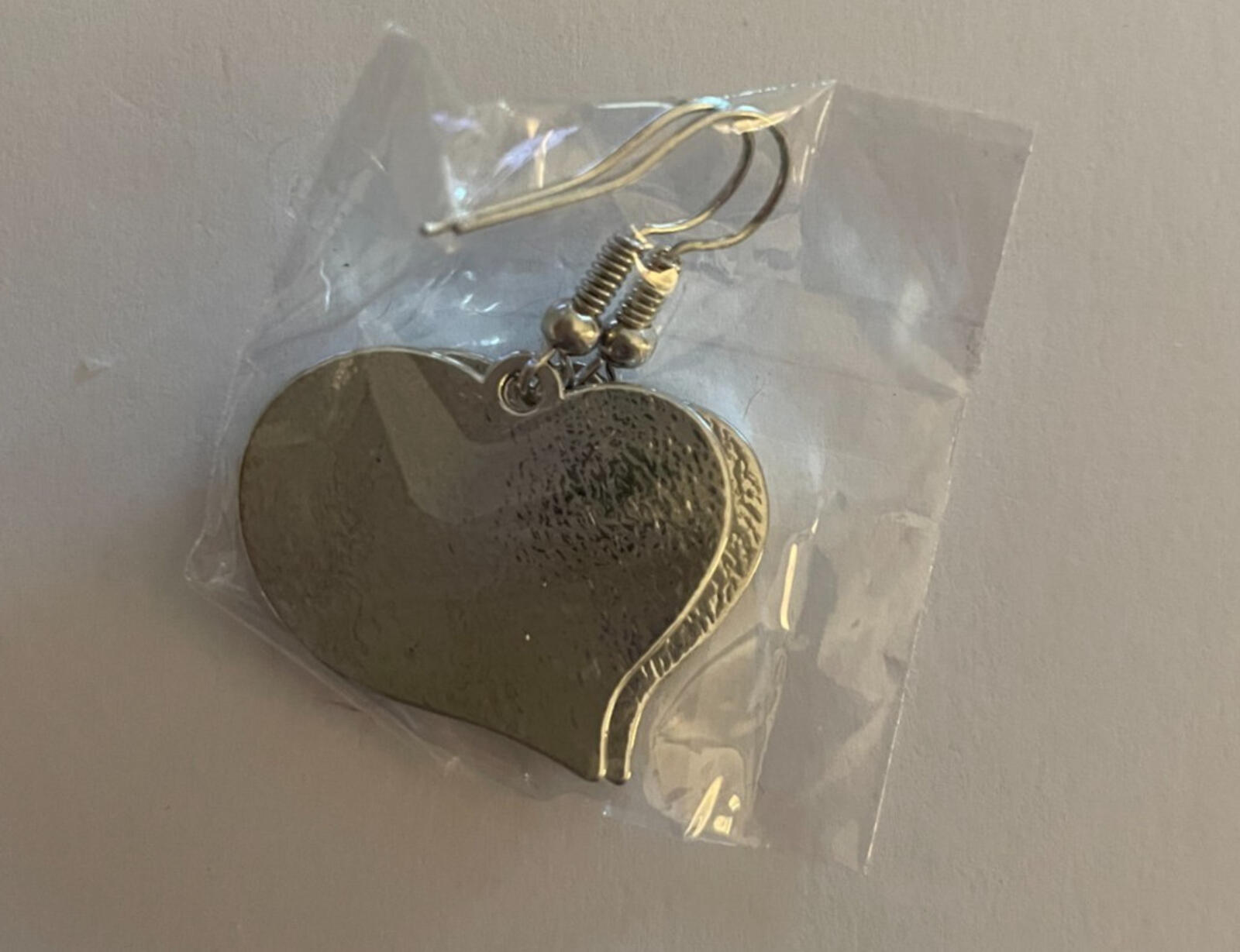 Chicago Bears NFL Football Team Earrings Heart Shaped Earrings - Image 3