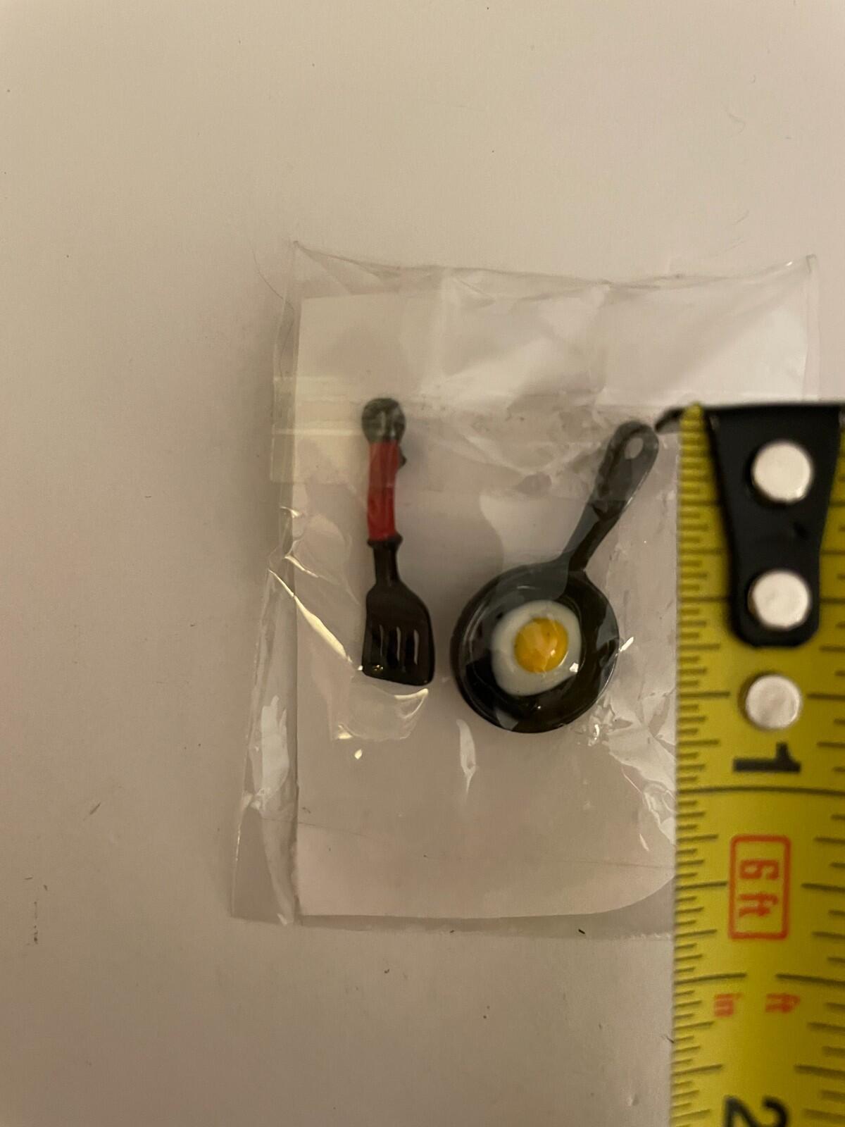 Fried Egg Earring & Spatula Earrings Set New In Package - Image 3