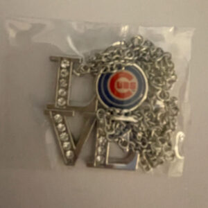 Chicago Cubs MLB Baseball Team Love Pendant Necklace