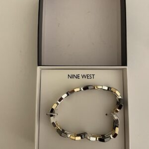 Nine West Multi Tone Link Bracelet NIB