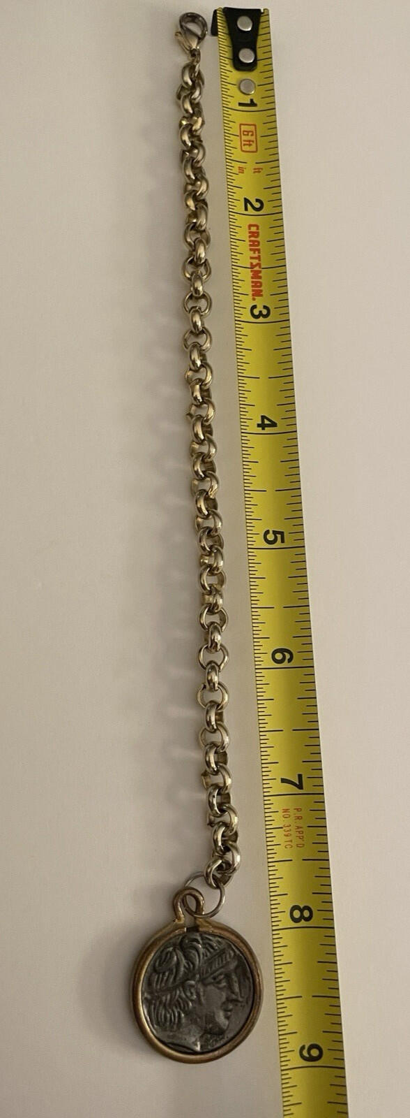 Roman Style Roman Coin Bracelet - Image 6