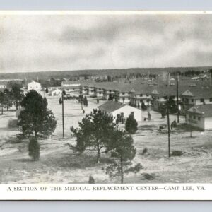 A Section Of The Medical Replacement Center Camp Lee Virginia Postcard