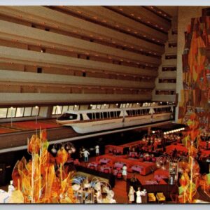 Walt Disney World Florida Grand Canyon Concourse Contemporary Resort Postcard