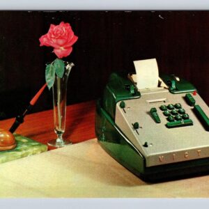 Victor Electric Adding Machine Advertising Card
