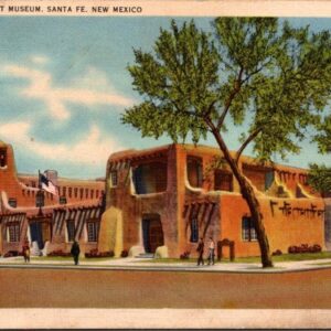 New Mexico Art Museum Santa Fe New Mexico Postcard Posted