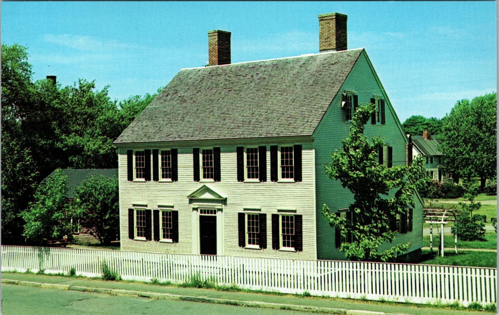 Strawberry Banke Portsmouth New Hampshire Captain Keyran Walsh House Postcard
