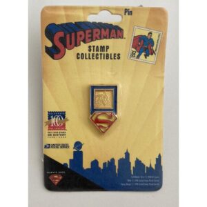 1998 DC Comics Superman Stamp Pin Stamp Collectibles U.S. Post Office Starline