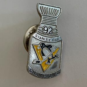 92 Stanley Cup Champions Pittsburgh Penguins Hockey NHL Pin