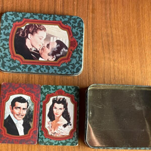 Gone With The Wind Playing Card Set 2 Packs Collectible Tin GWTW Cards Sealed