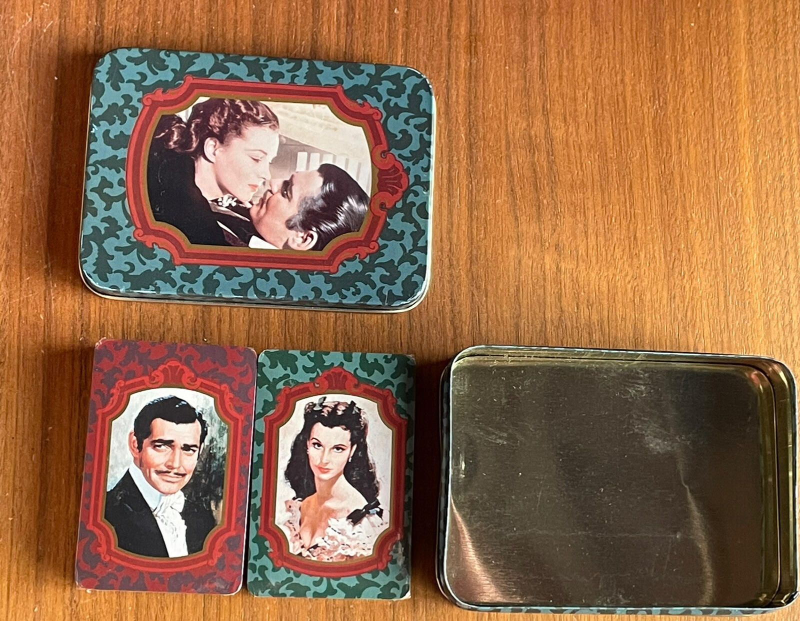 Gone With The Wind Playing Card Set 2 Packs Collectible Tin GWTW Cards Sealed